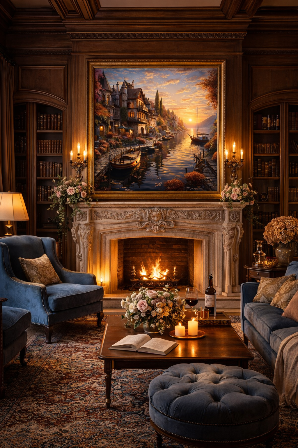 Autumn Harbor Afterglow