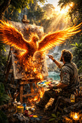 Brushstrokes of Fire