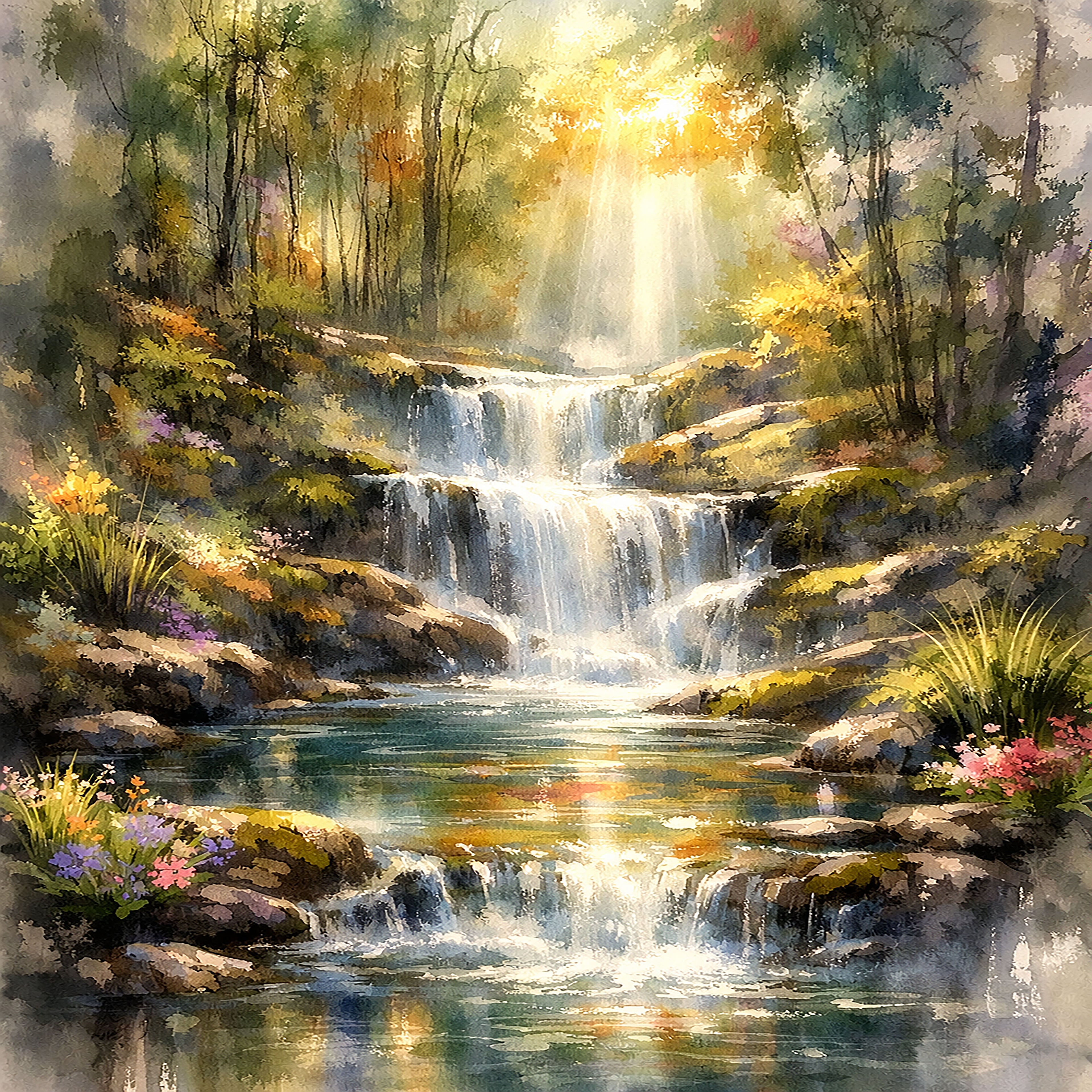 Cascade of Quiet Light