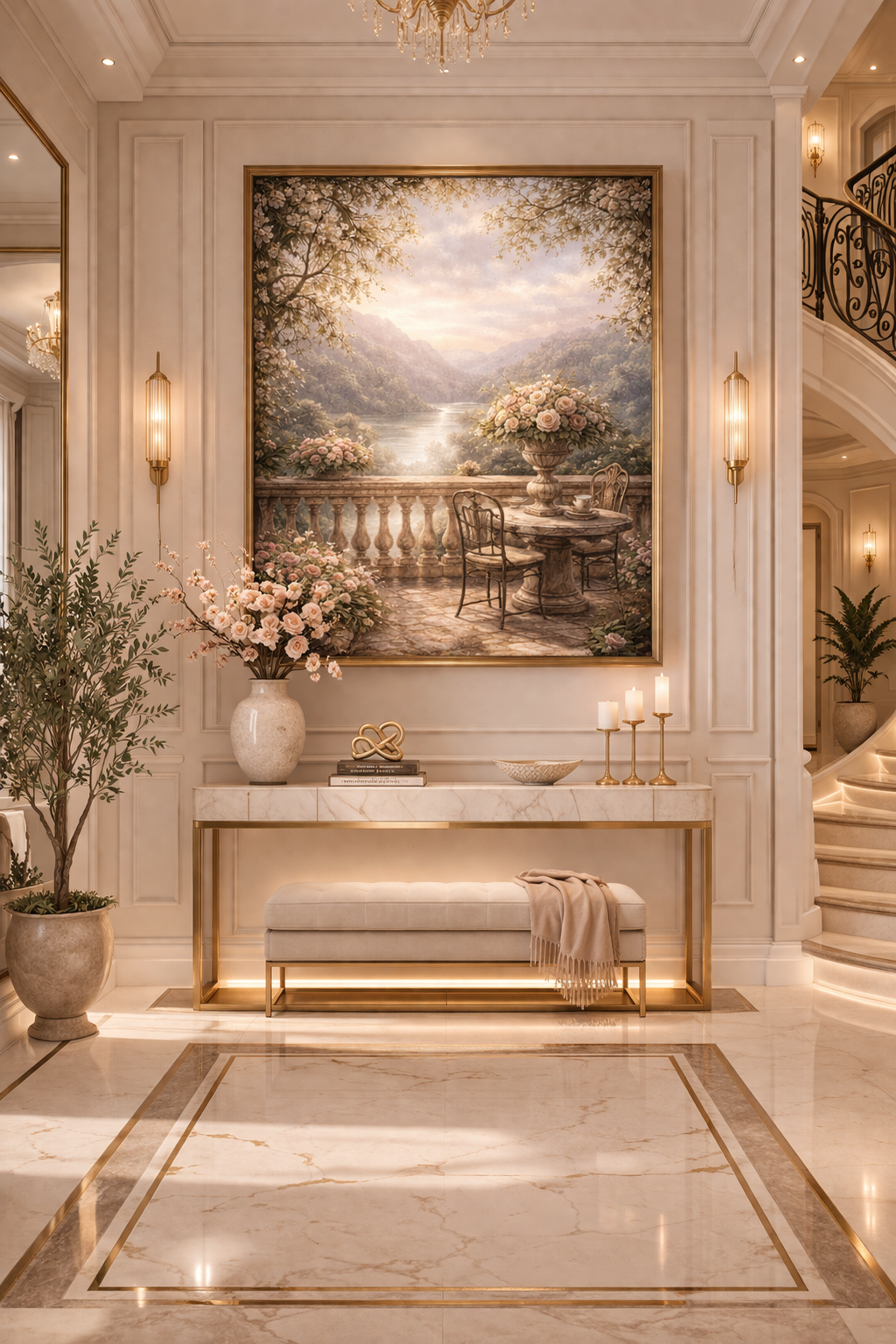 Chateau Balcony Print