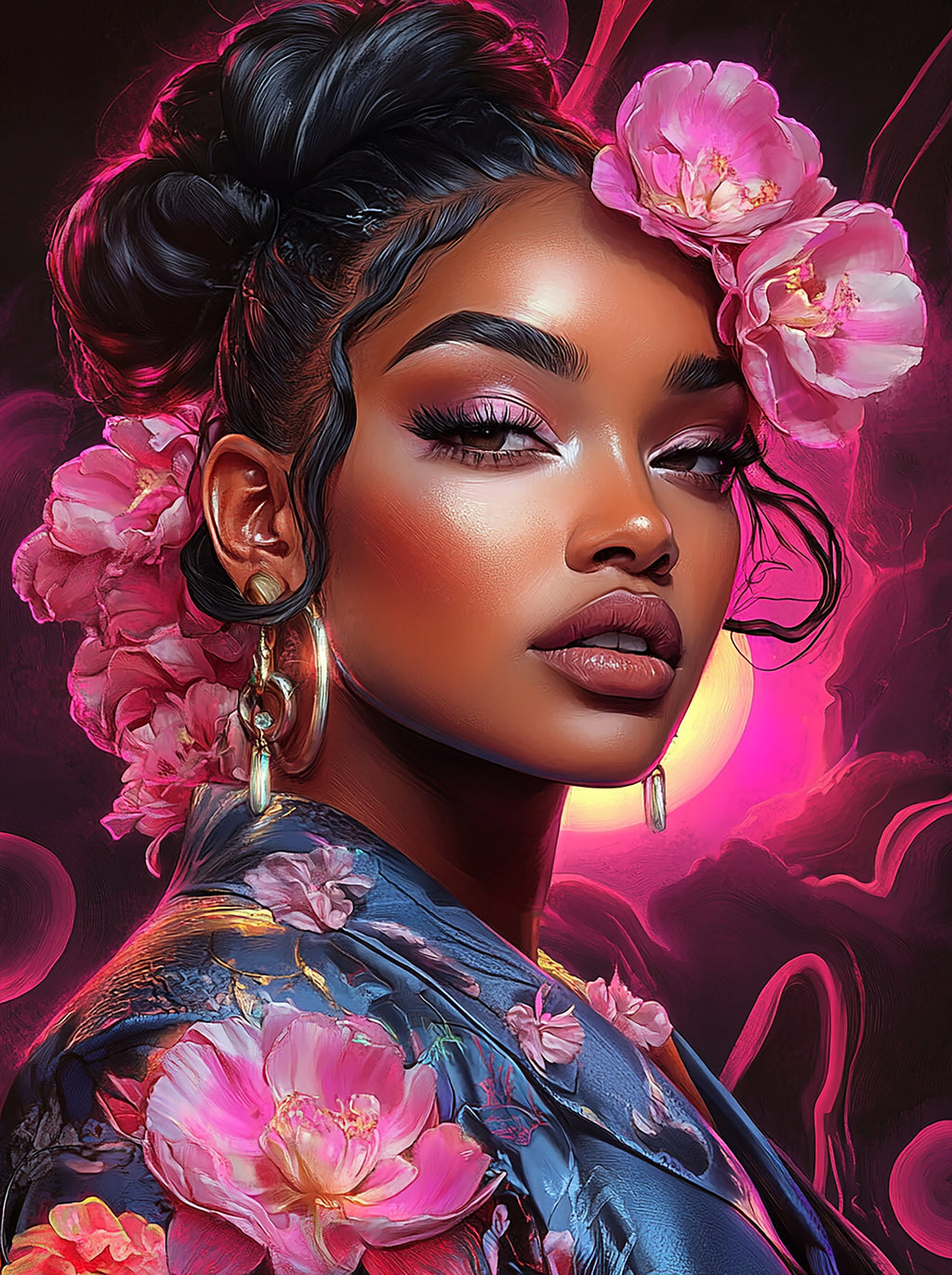 Cherry Blossom Nightfall