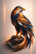Cliffside Sovereign — Premium Digital Art Print