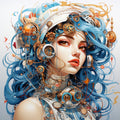 Clockwork Siren in Sapphire