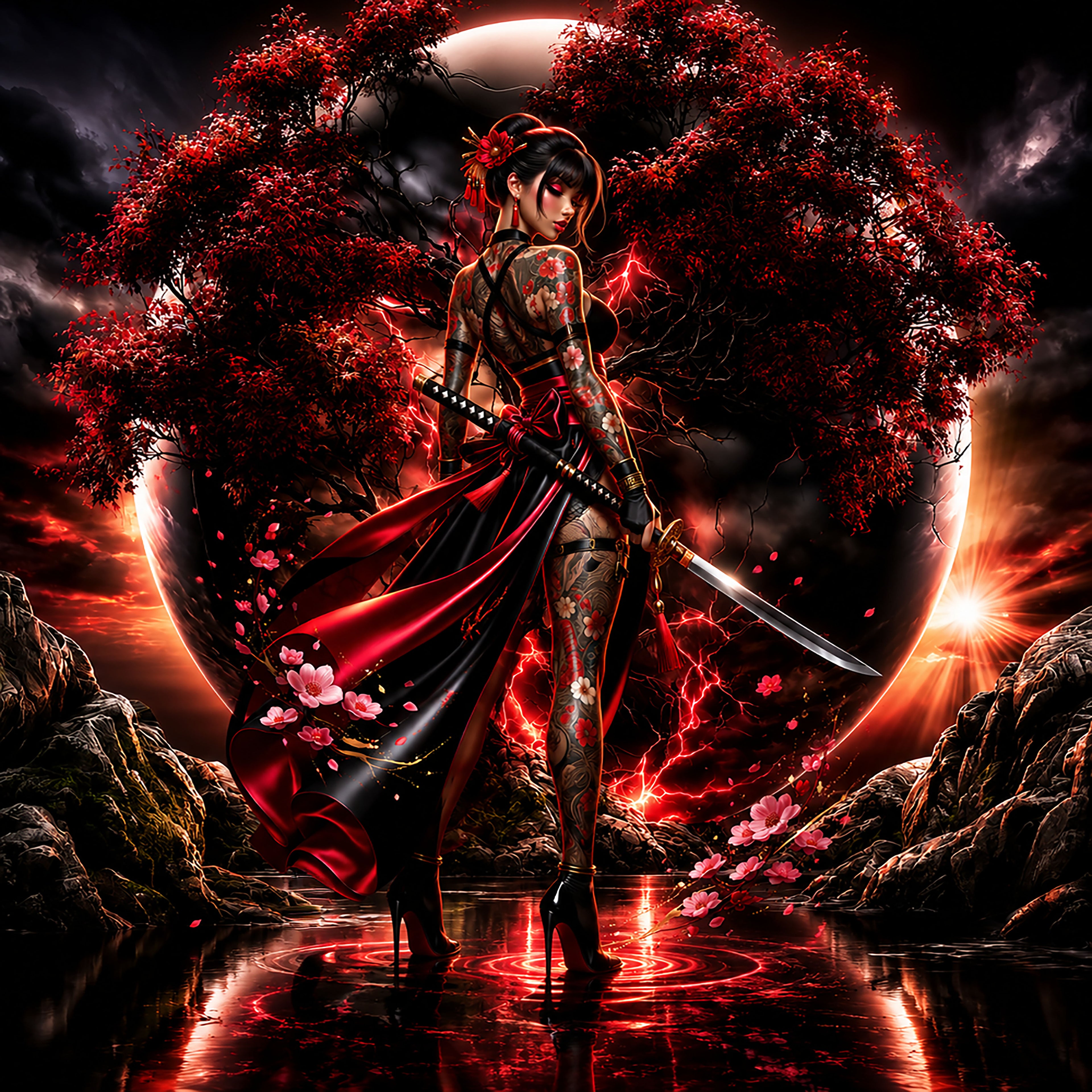 Crimson Eclipse Guardian