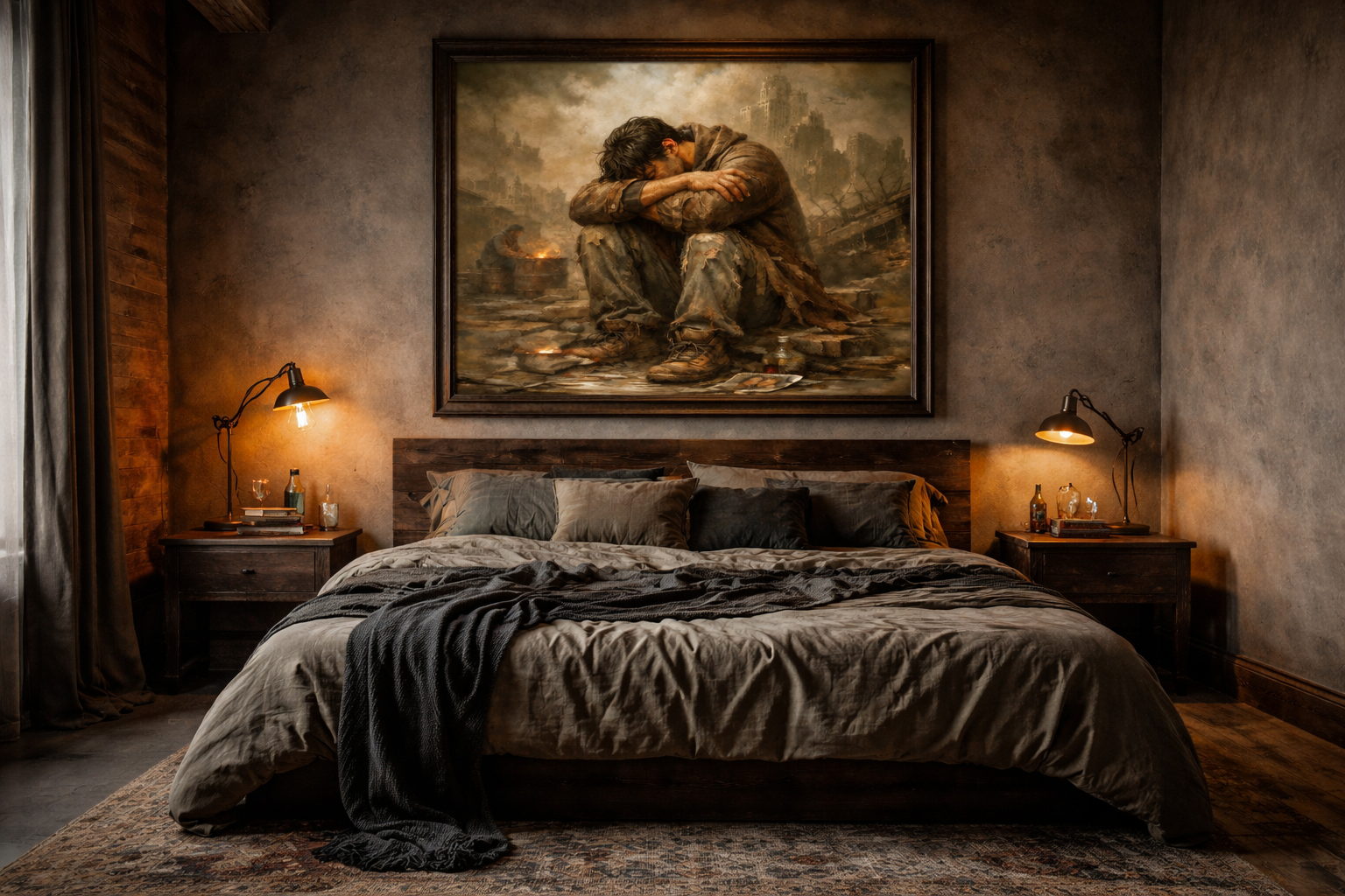 Defeated — Premium Digital Art Print