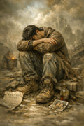 Defeated — Premium Digital Art Print
