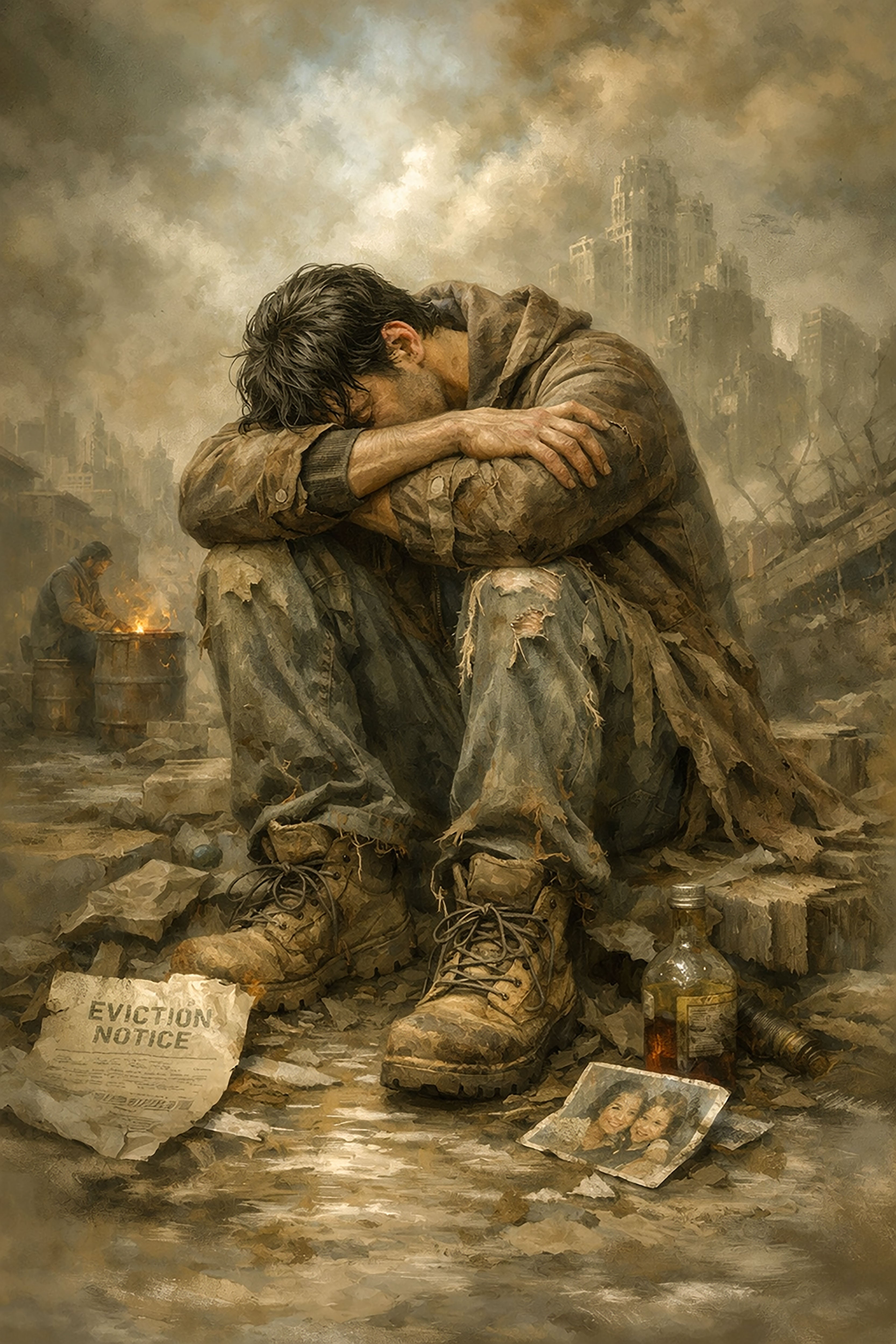 Defeated — Premium Digital Art Print