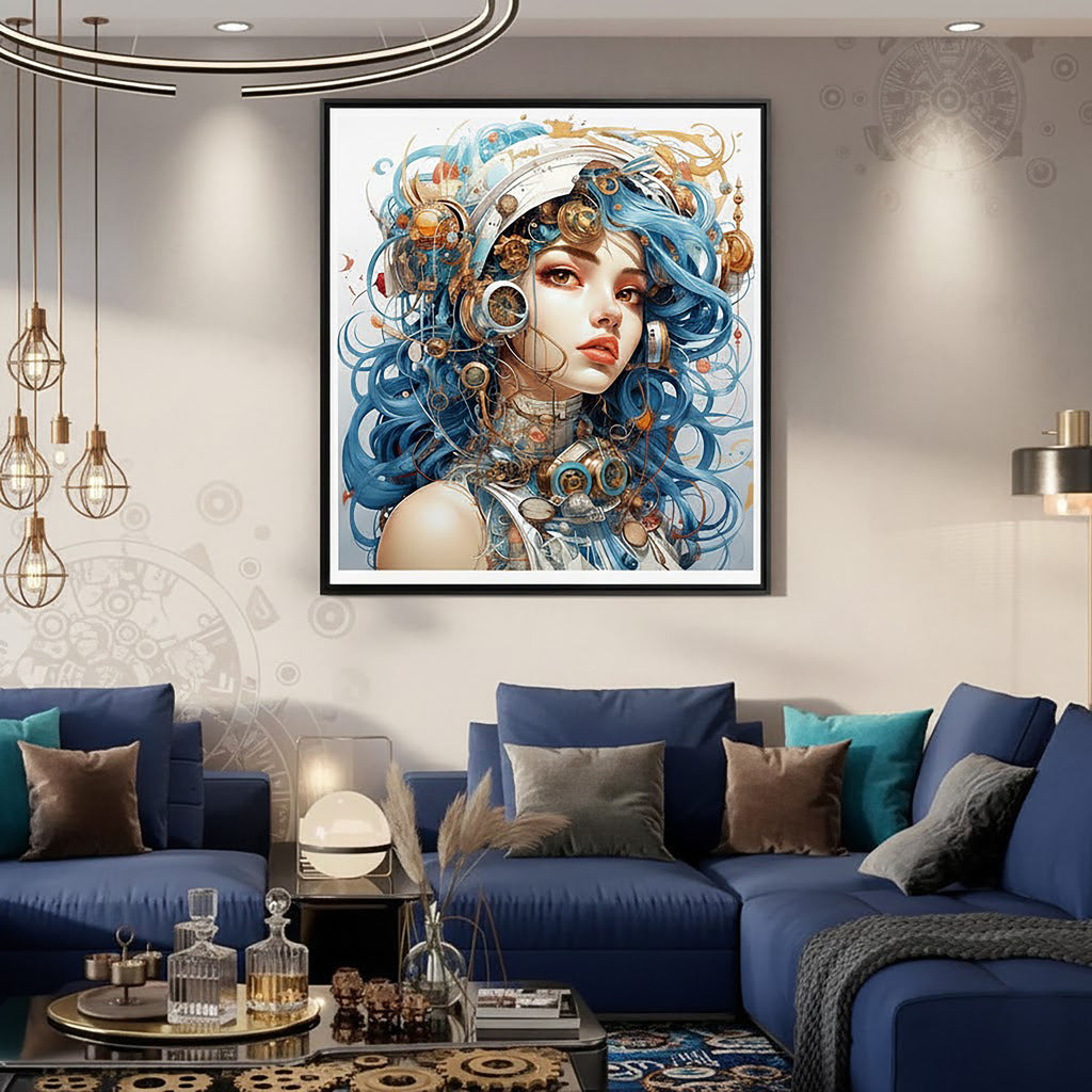 Clockwork Siren in Sapphire