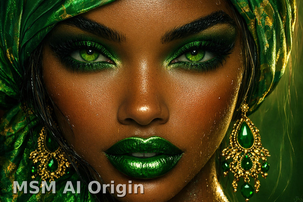 Green Emerald Gaze