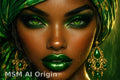 Green Emerald Gaze
