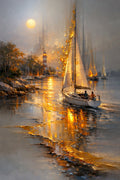 Harbor of Liquid Gold Print