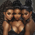 Imani, Nyla, and Sade