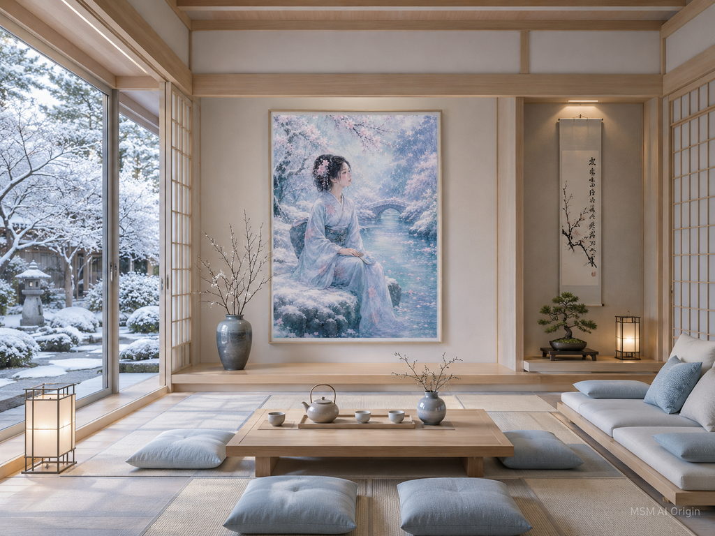 Petals in the Snowlight
