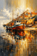 Reflections of a Coastal Morning — Premium Digital Art Print