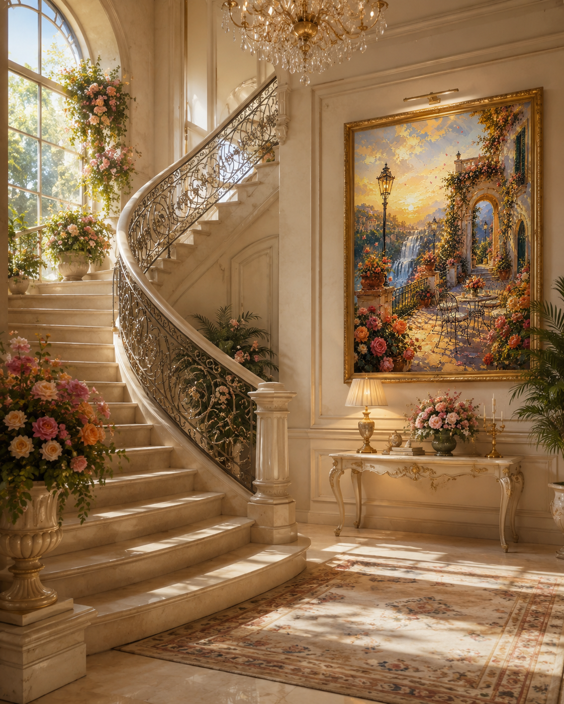 Roses Above the Falls