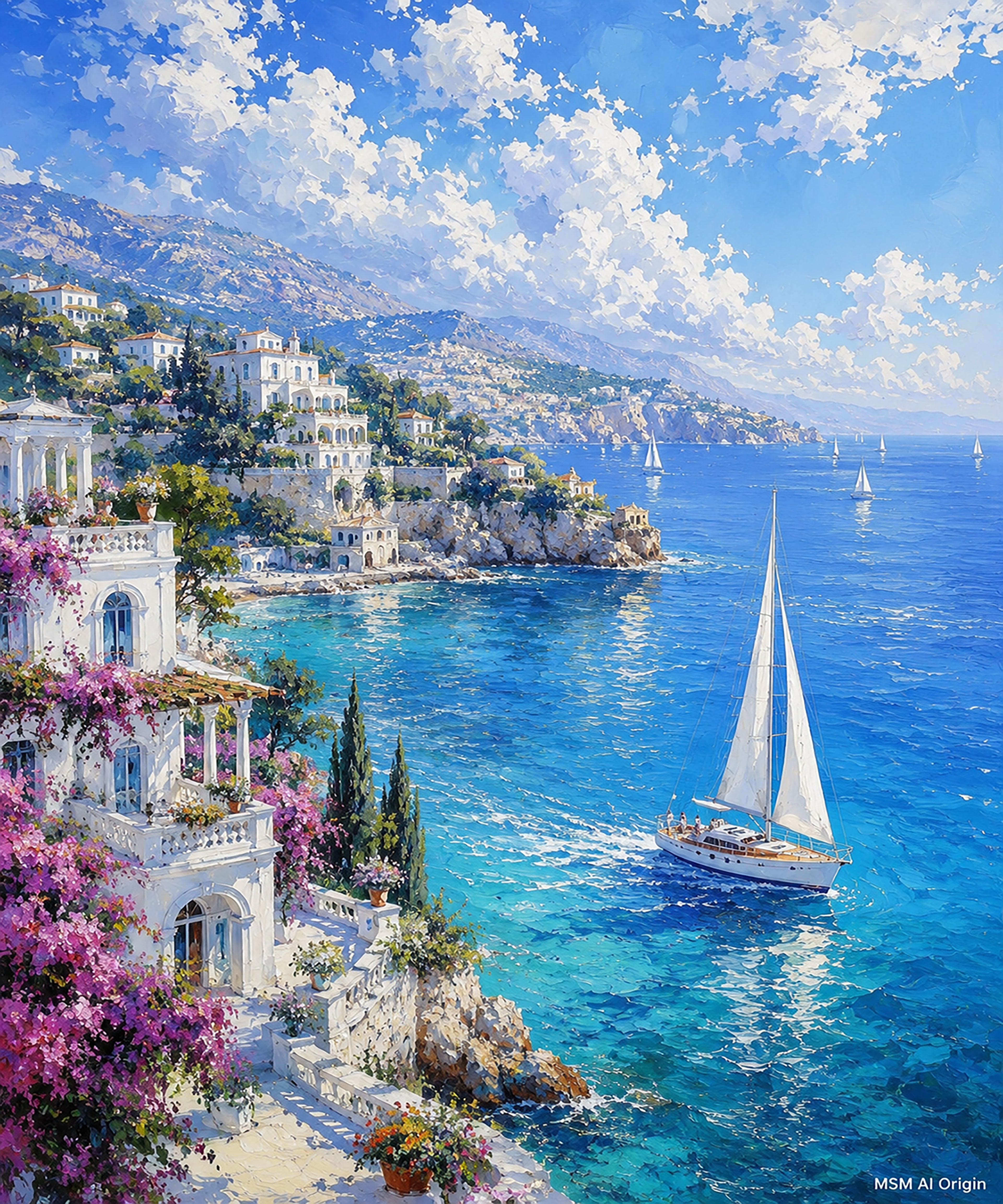 Sail Over the Sunlit Coast