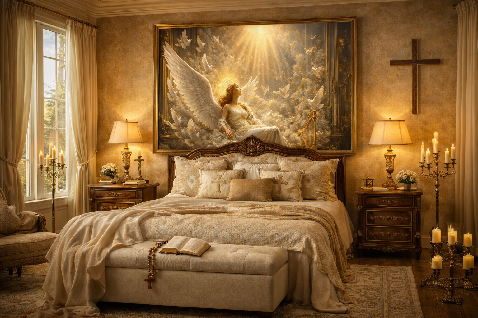 Sanctuary of Gleaming Grace — Premium Digital Art Print