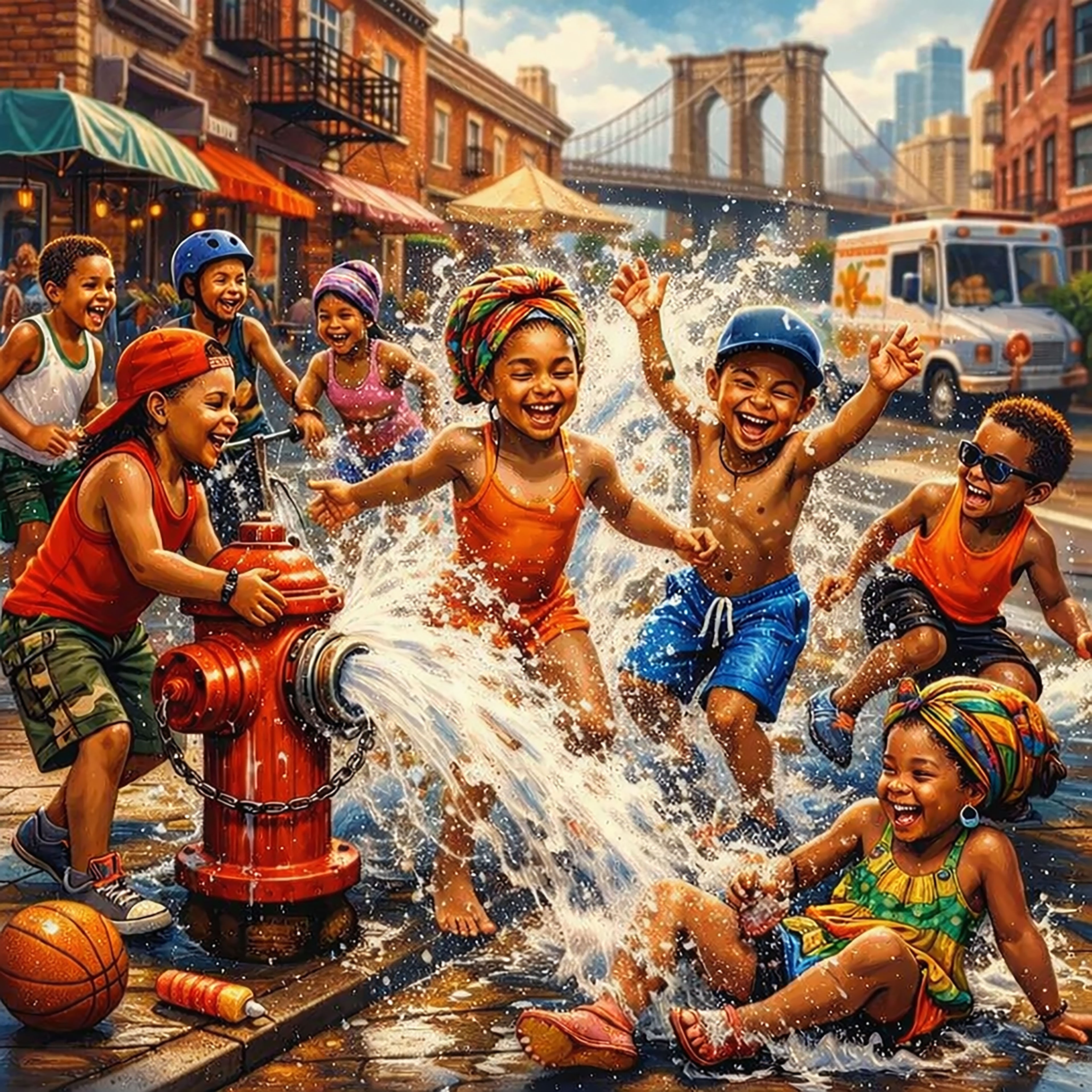 Street Splash Memories Print