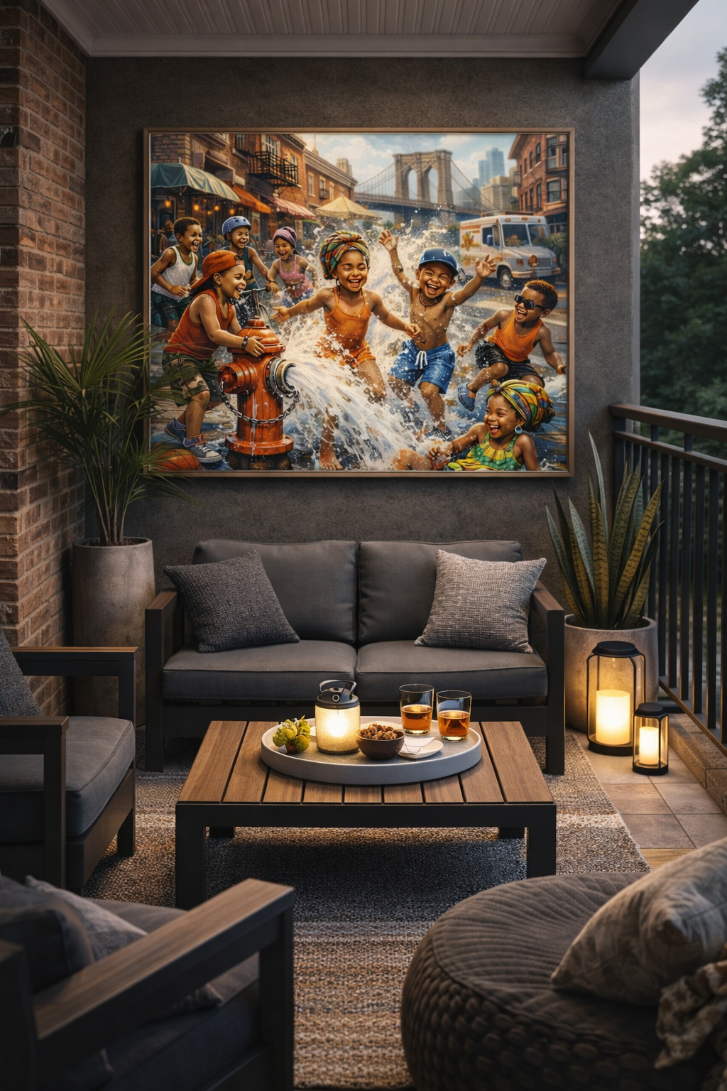 Street Splash Memories Print