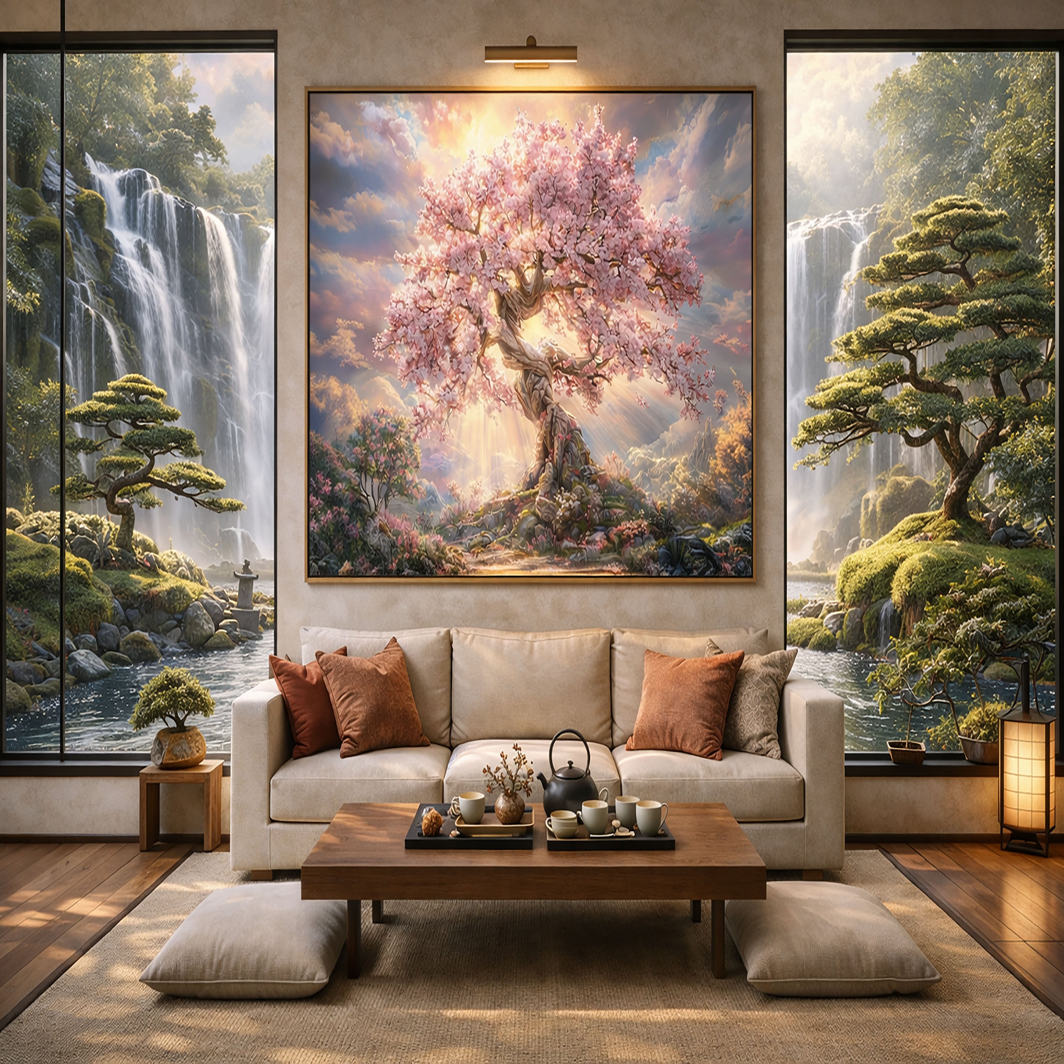 Sunlit Sakura Sanctuary