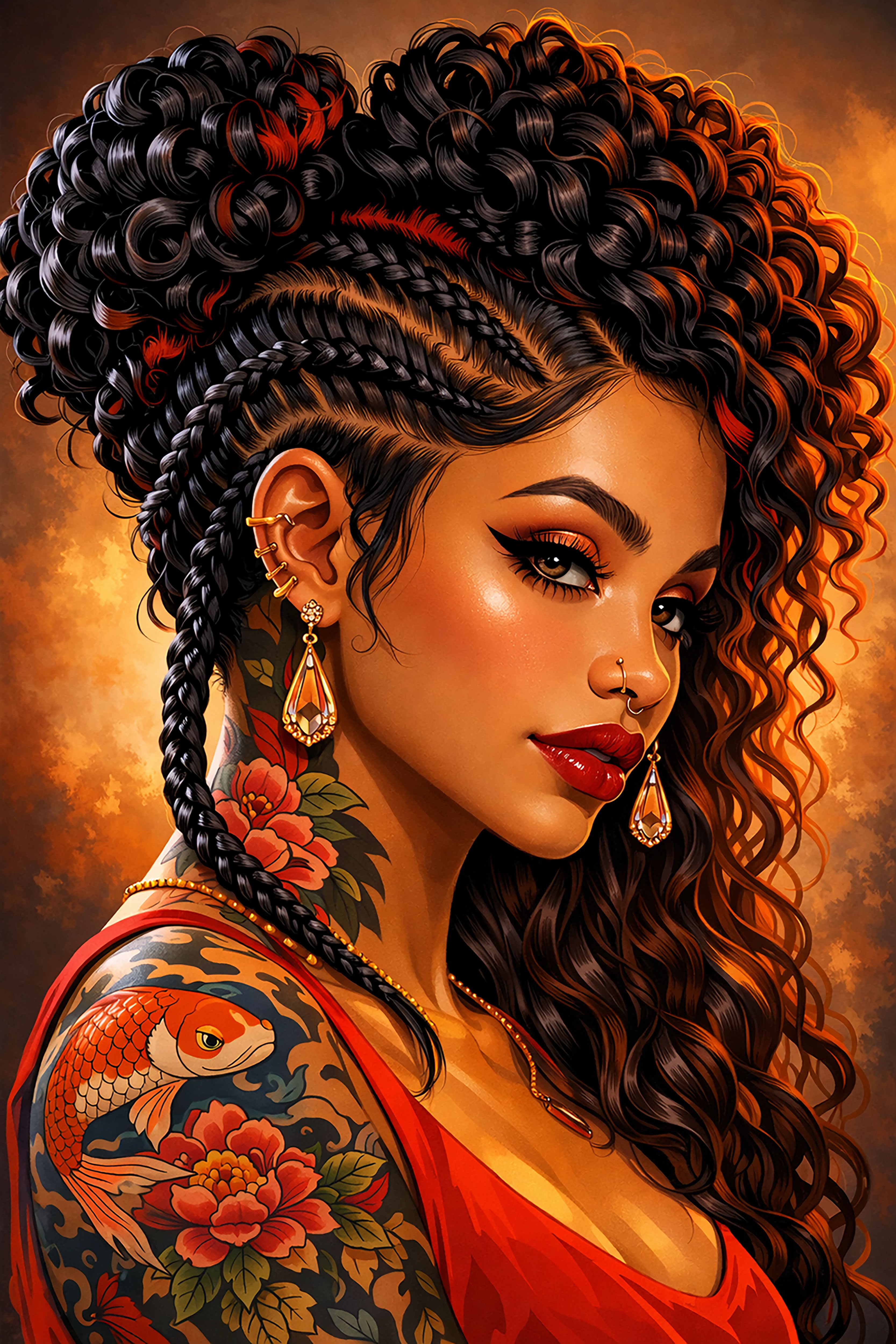 Tattooed Sunset