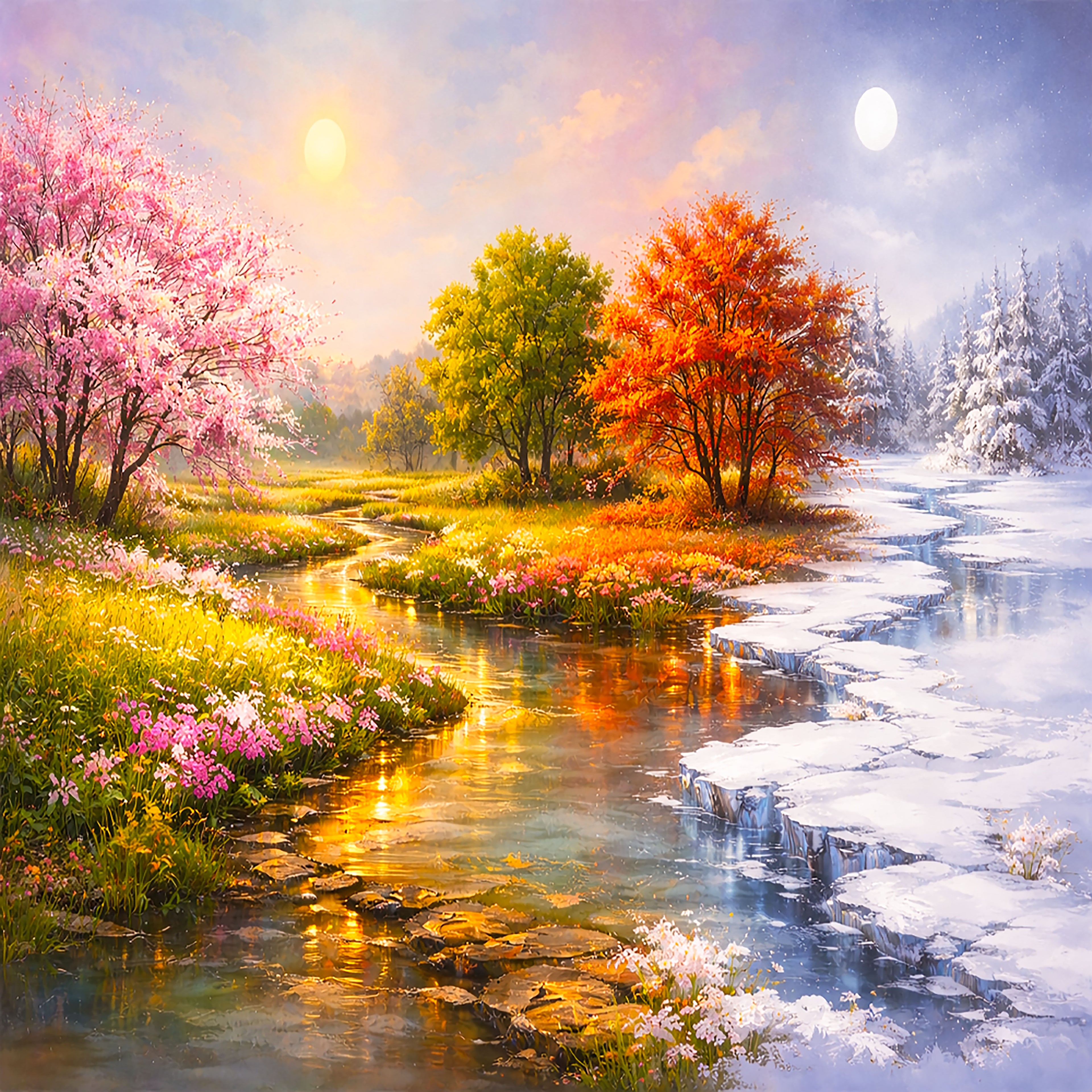 The Four Seasons Print