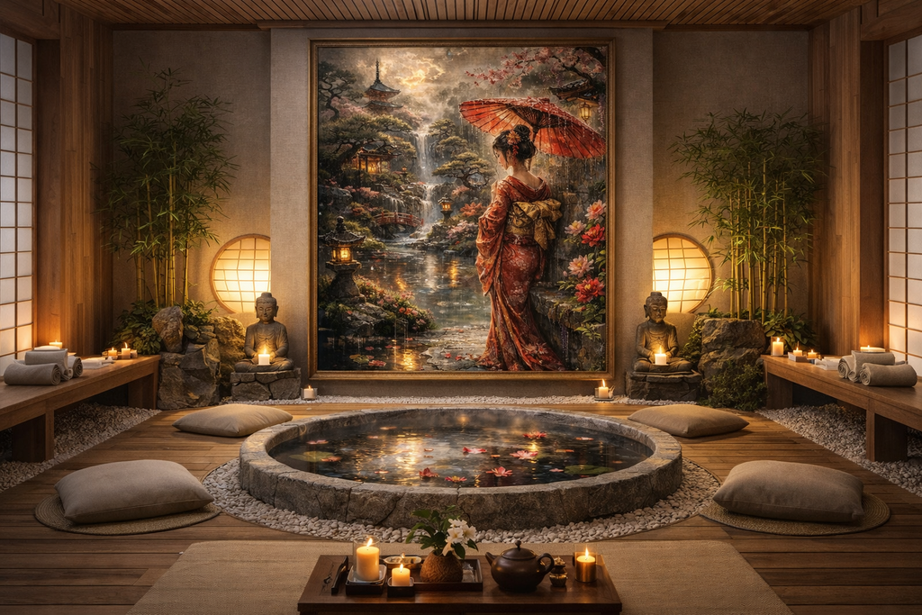 The Garden That Listens — Premium Digital Art Print