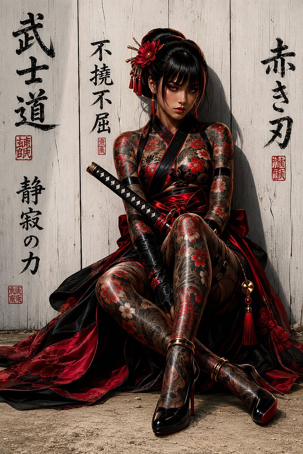 Warrior Elegance and Inked Strength