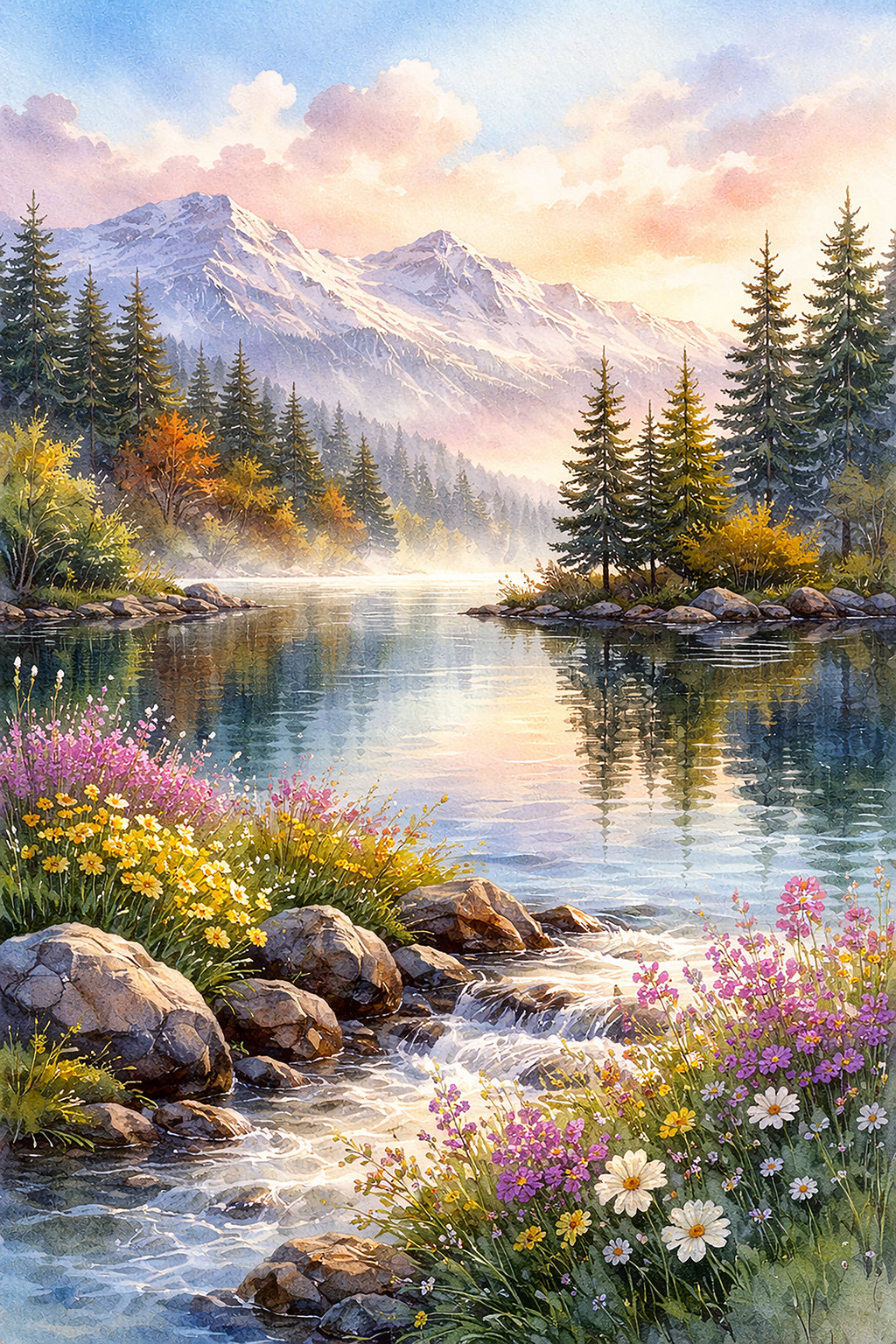 Wildflowers at First Light