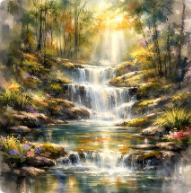 Cascade of Quiet Light